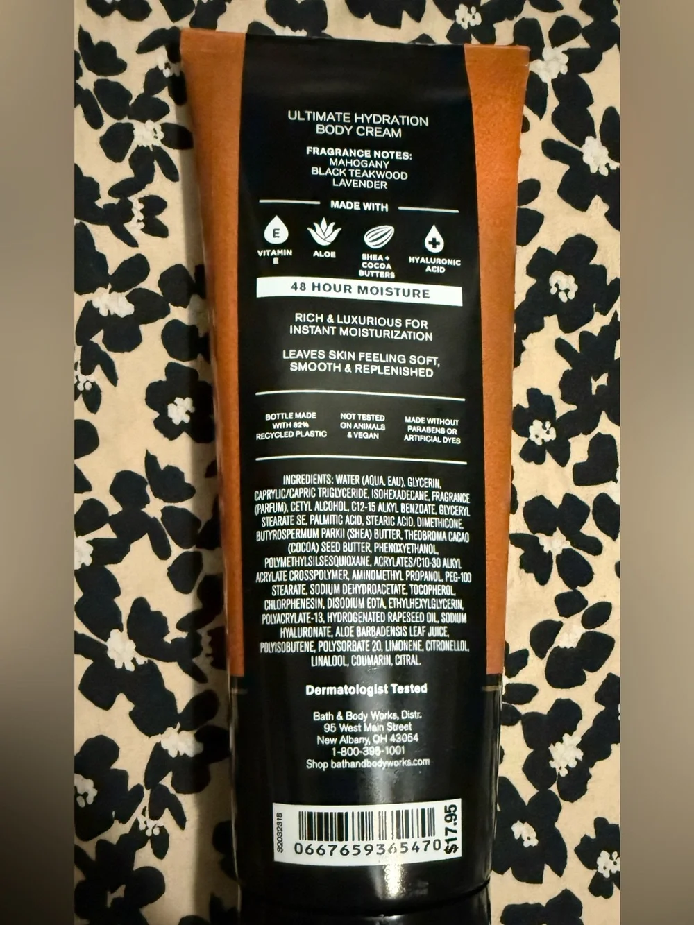 Bath & Body Works Mahogany Teakwood Men Grooming Set - Orange and Black